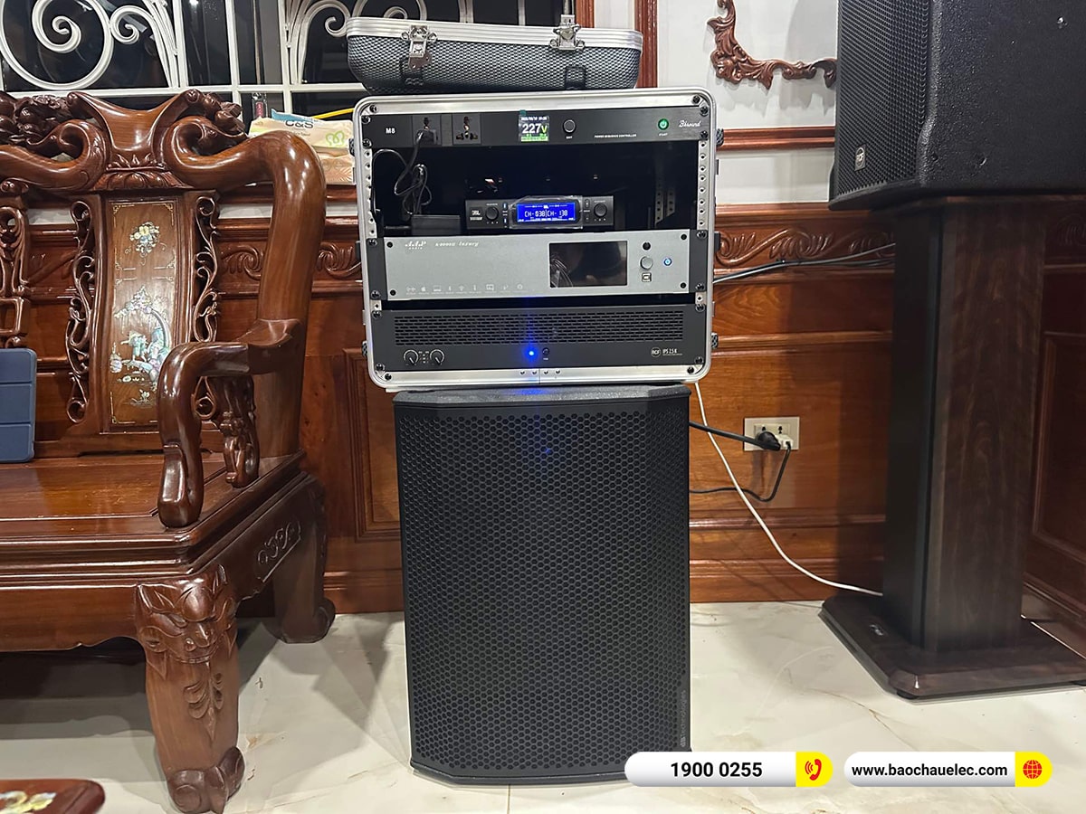 Lắp đặt d&agrave;n karaoke RCF hơn 140tr cho ch&uacute; Qu&acirc;n tại H&agrave; Nội