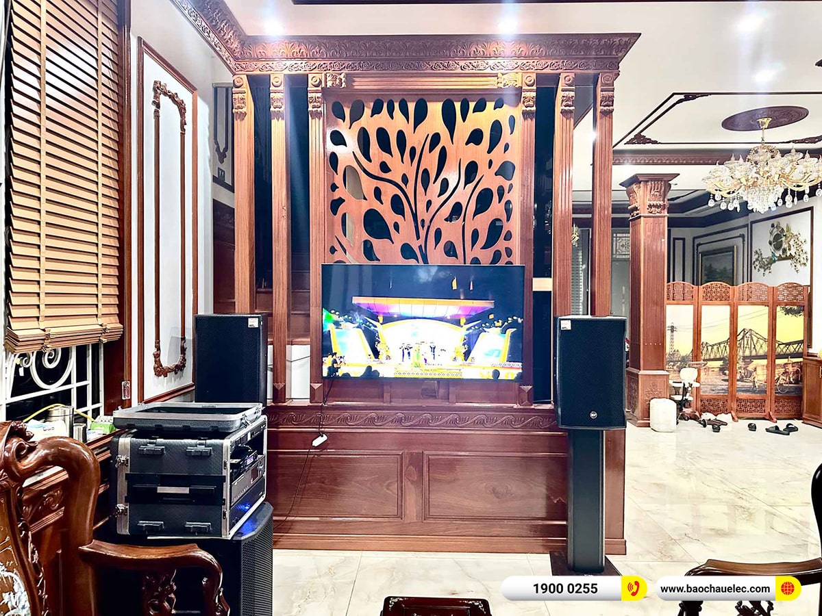 Lắp đặt d&agrave;n karaoke RCF hơn 140tr cho ch&uacute; Qu&acirc;n tại H&agrave; Nội