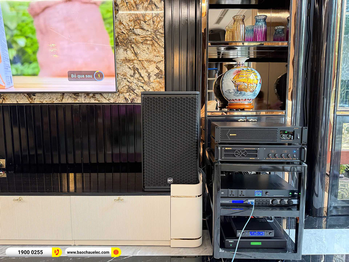 Lắp đặt d&agrave;n karaoke RCF hơn 155tr cho c&ocirc; H&agrave; tại H&agrave; Nội 