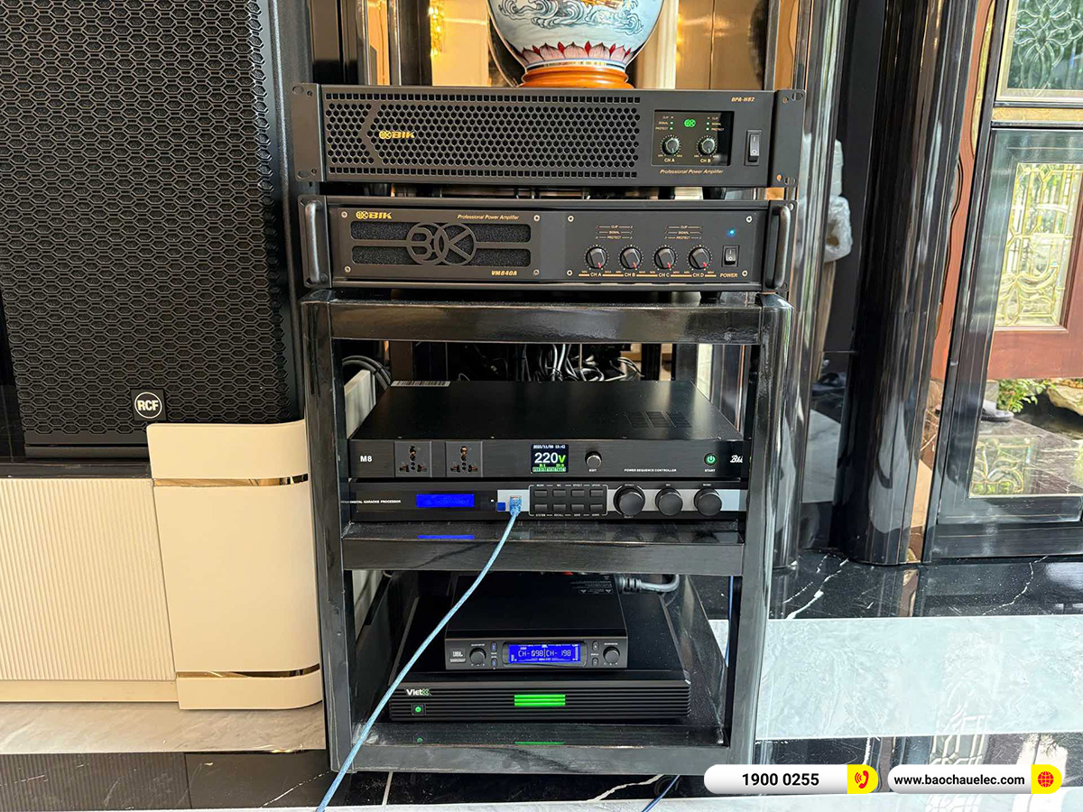 Lắp đặt d&agrave;n karaoke RCF hơn 155tr cho c&ocirc; H&agrave; tại H&agrave; Nội 