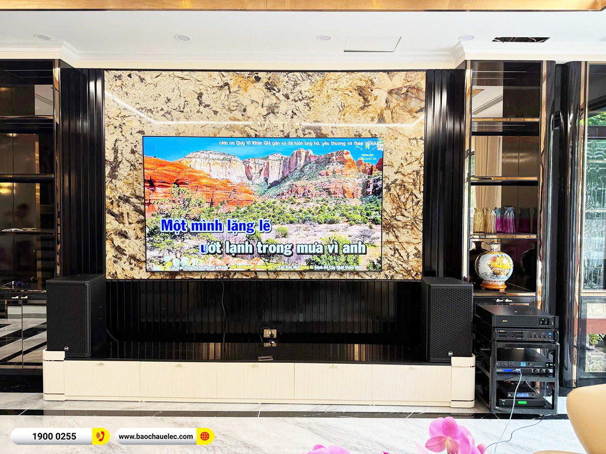Lắp đặt d&agrave;n karaoke RCF hơn 155tr cho c&ocirc; H&agrave; tại H&agrave; Nội 
