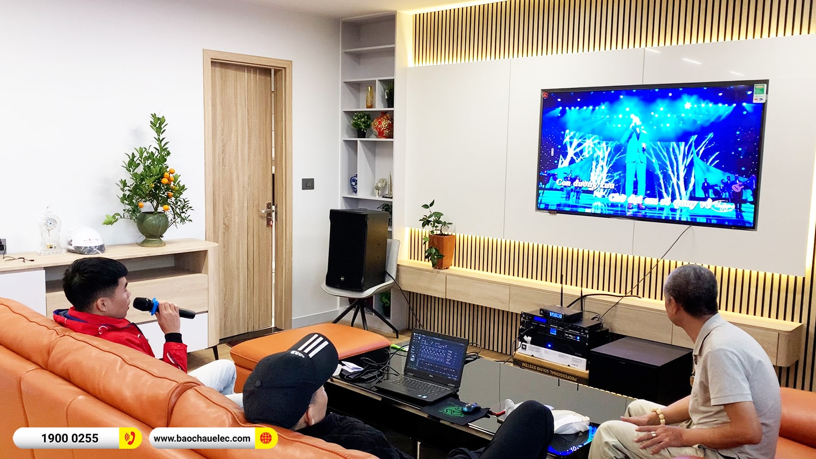 Lắp đặt d&agrave;n karaoke RCF hơn 121tr cho c&ocirc; Li&ecirc;n tại H&agrave; Nội (RCF CMAX 4112, IPS 5.0K, JBL VX8, R121SW, VM300,&hellip;)