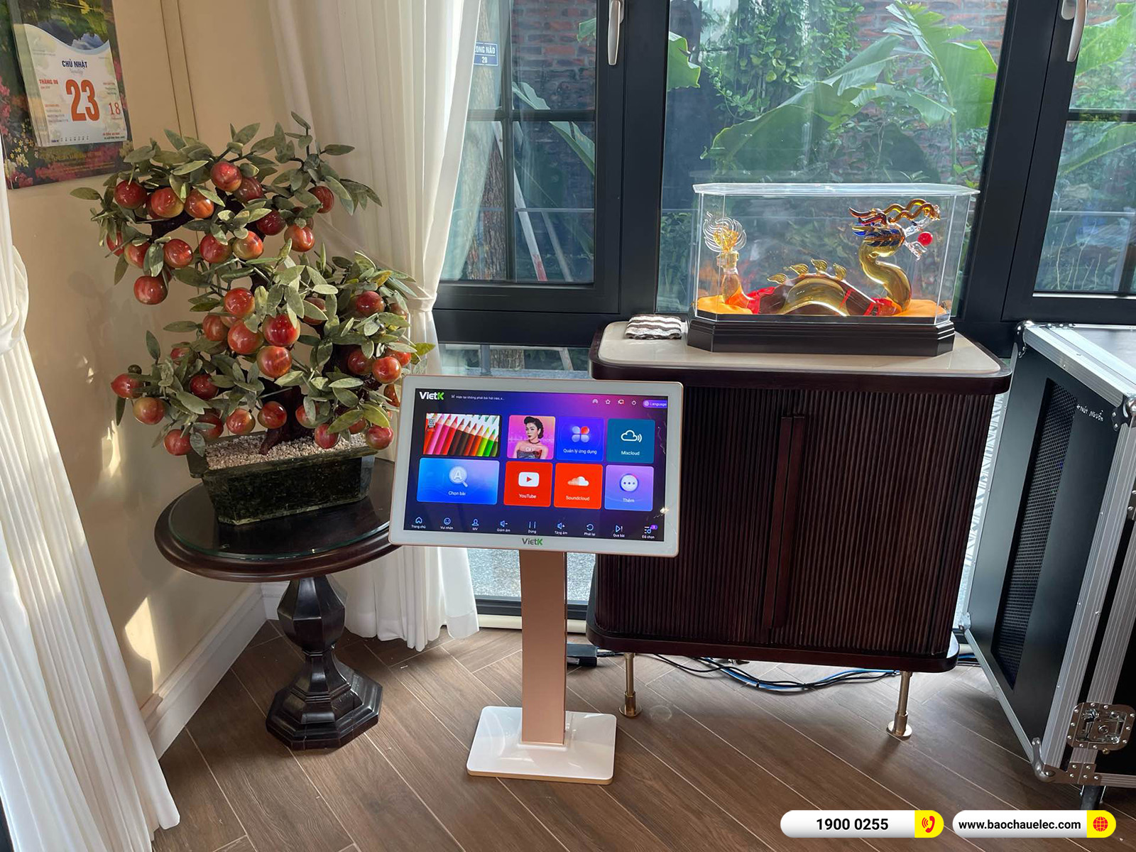 Lắp đặt d&agrave;n karaoke RCF cho kh&aacute;ch h&agrave;ng tại H&agrave; Nội