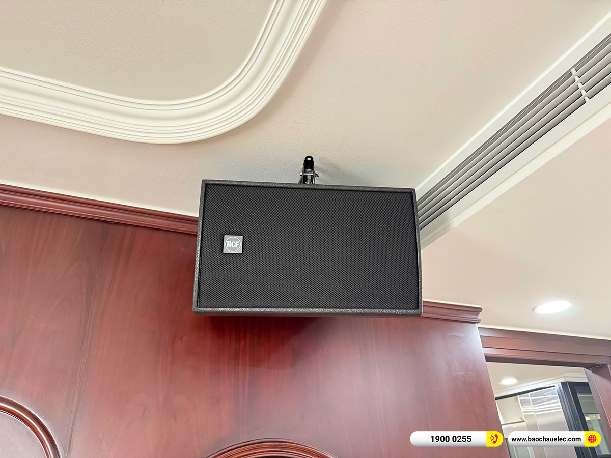 Lắp đặt 2 d&agrave;n karaoke VIP RCF hơn 500tr cho anh Cường tại H&agrave; Nội