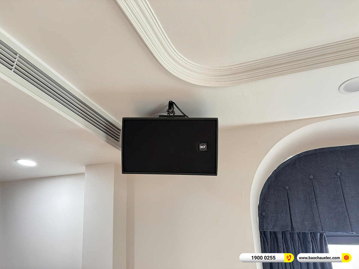 Lắp đặt 2 d&agrave;n karaoke VIP RCF hơn 500tr cho anh Cường tại H&agrave; Nội 