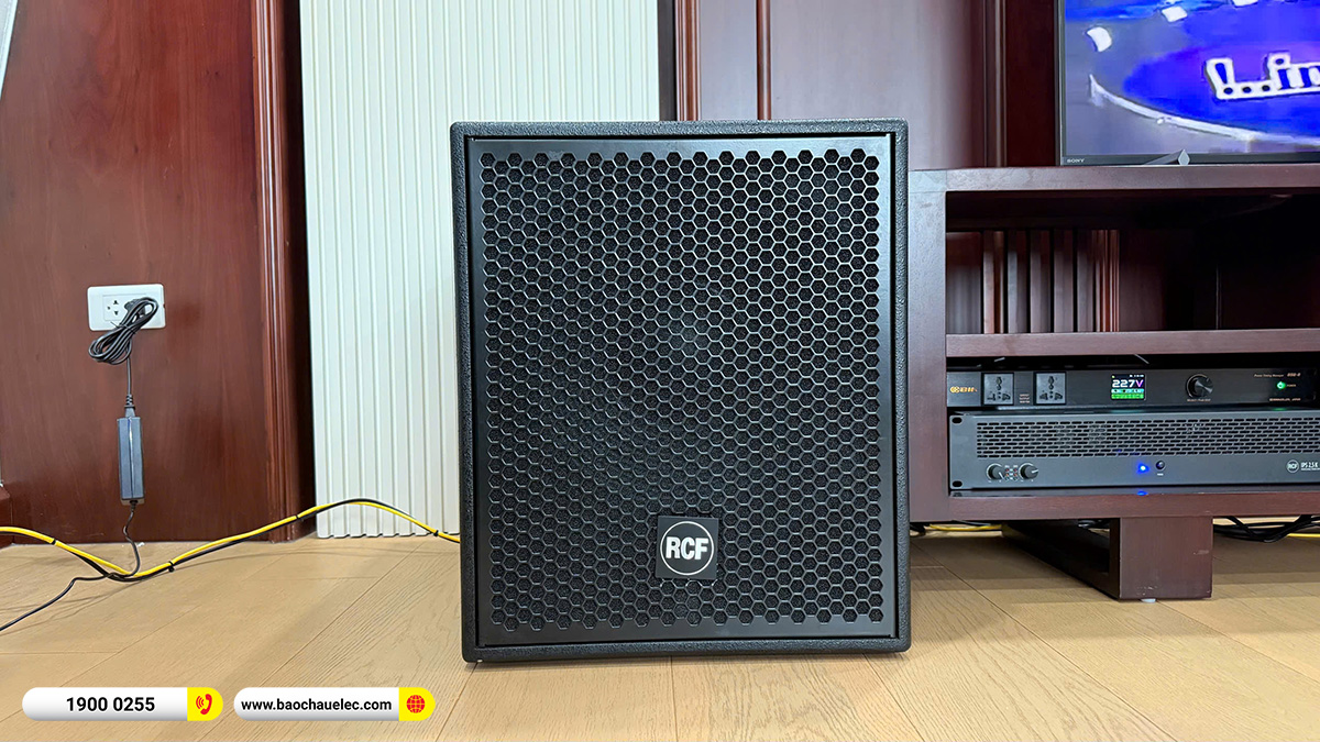 Lắp đặt 2 d&agrave;n karaoke VIP RCF hơn 500tr cho anh Cường tại H&agrave; Nội 