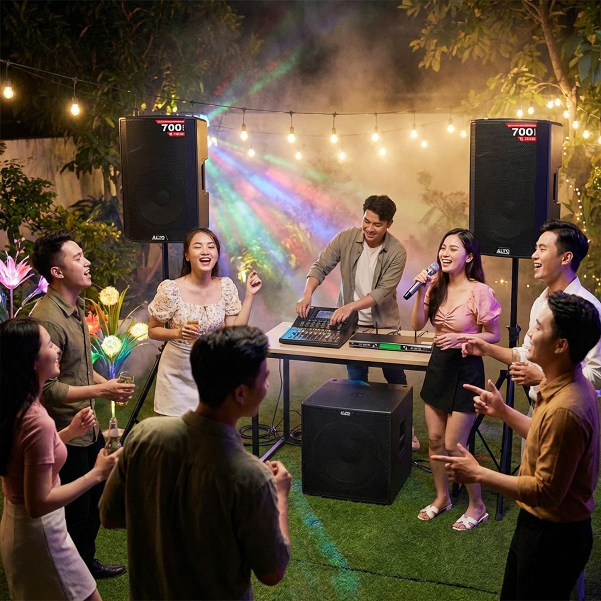 D&agrave;n karaoke - s&acirc;n khấu Mini Alto 26