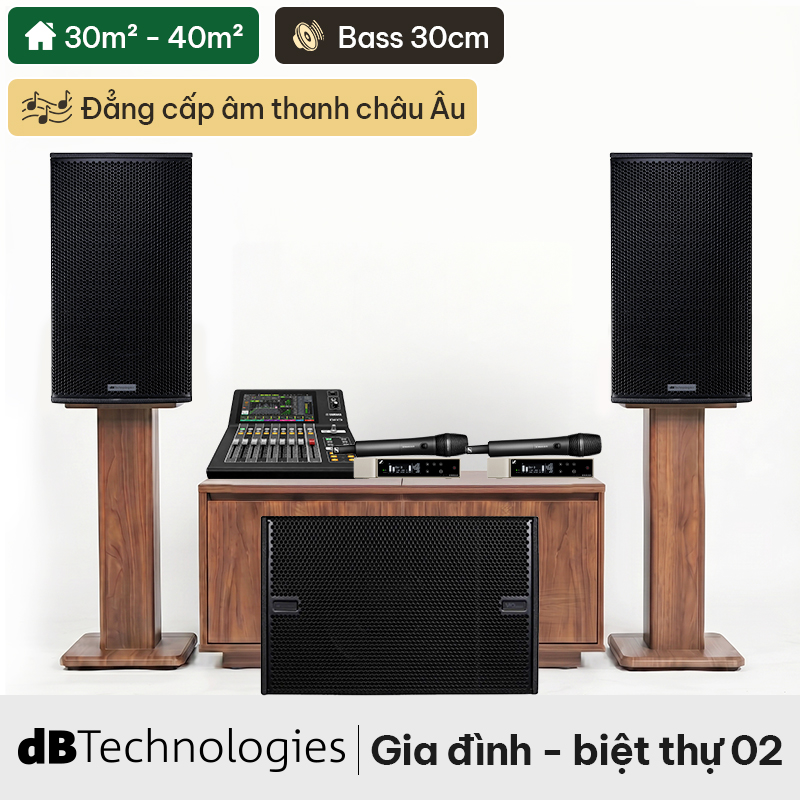 Dàn karaoke siêu cao cấp cho gia đình - biệt thự 02