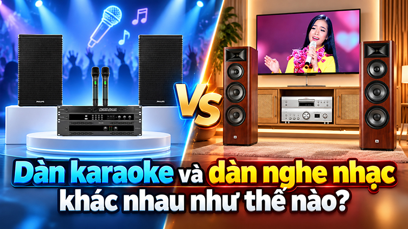 D&agrave;n karaoke v&agrave; d&agrave;n nghe nhạc kh&aacute;c nhau như thế n&agrave;o? 