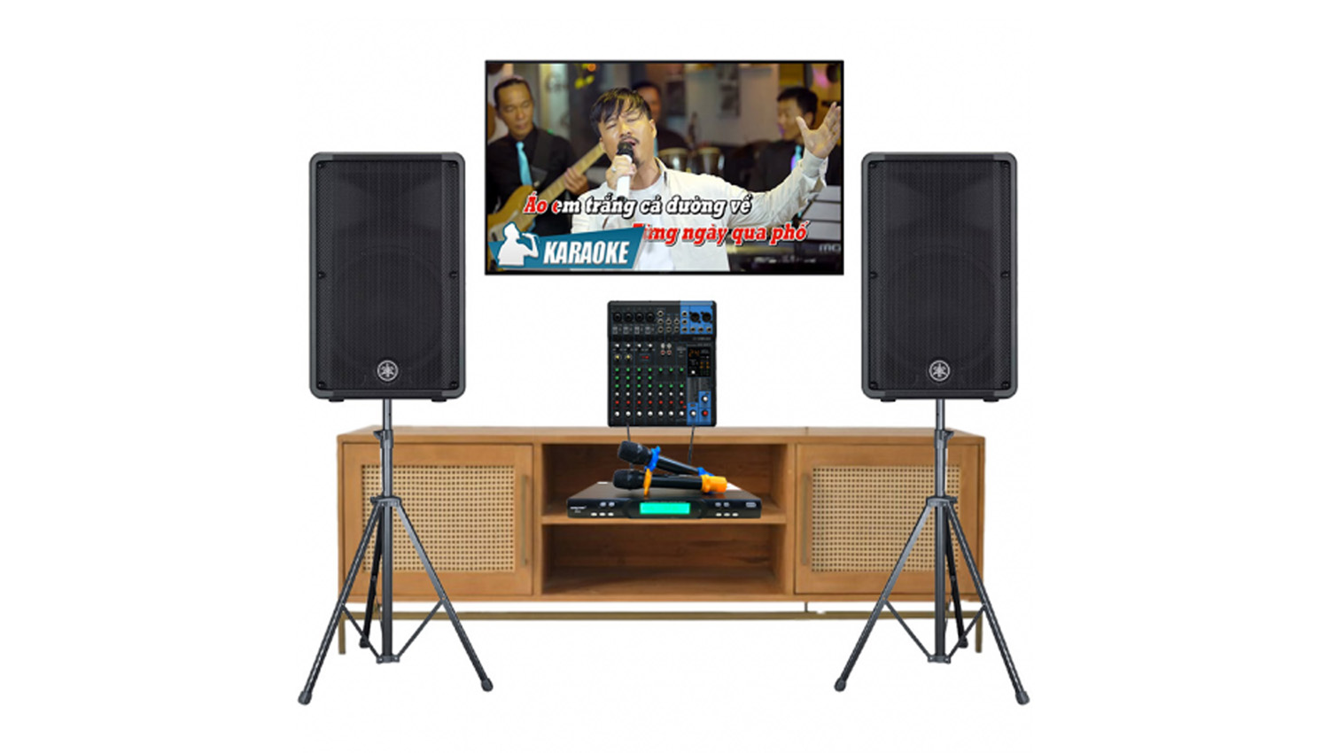 Dàn karaoke Yamaha Active 02 New 2024 chính hãng