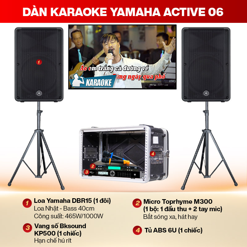 D&agrave;n Karaoke Yamaha Active 06