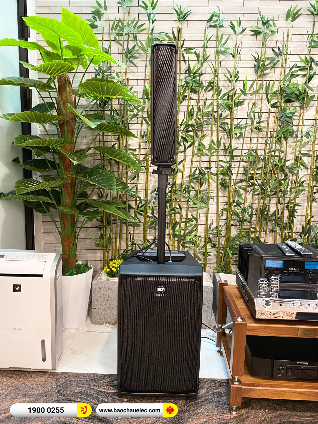 Lắp đặt d&agrave;n karaoke di động RCF hơn 102tr cho anh Sơn tại H&agrave; Nội
