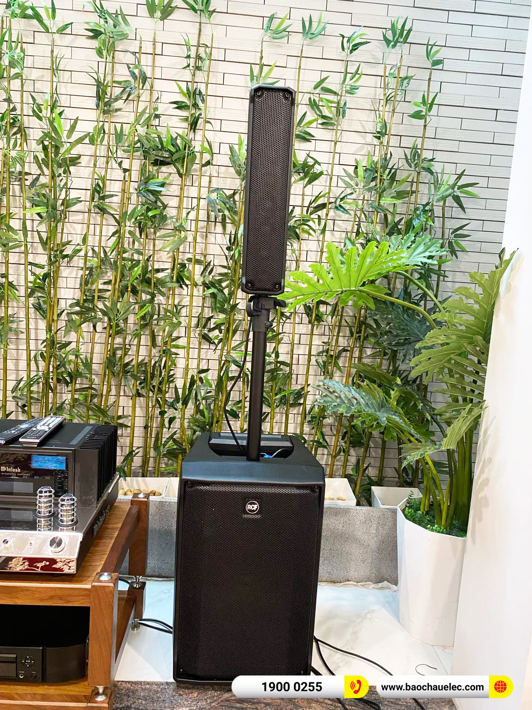Lắp đặt d&agrave;n karaoke di động RCF hơn 102tr cho anh Sơn tại H&agrave; Nội