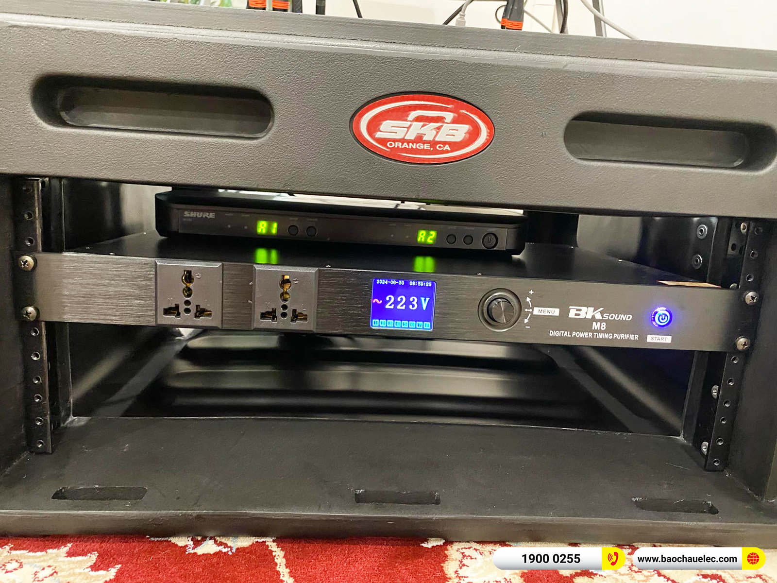 Lắp đặt d&agrave;n karaoke di động RCF hơn 102tr cho anh Sơn tại H&agrave; Nội