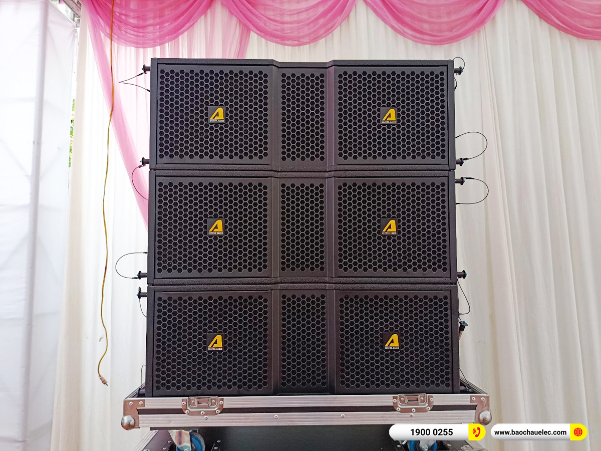 Lắp đặt d&agrave;n Line Array Actpro sự kiện, đ&aacute;m cưới hơn 180tr cho anh Ngọc tại H&agrave; Nội