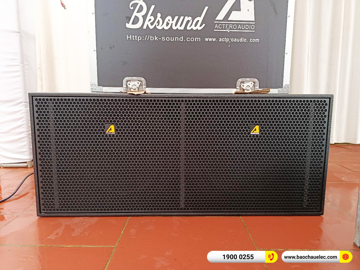 Lắp đặt d&agrave;n Line Array Actpro sự kiện, đ&aacute;m cưới hơn 180tr cho anh Ngọc tại H&agrave; Nội