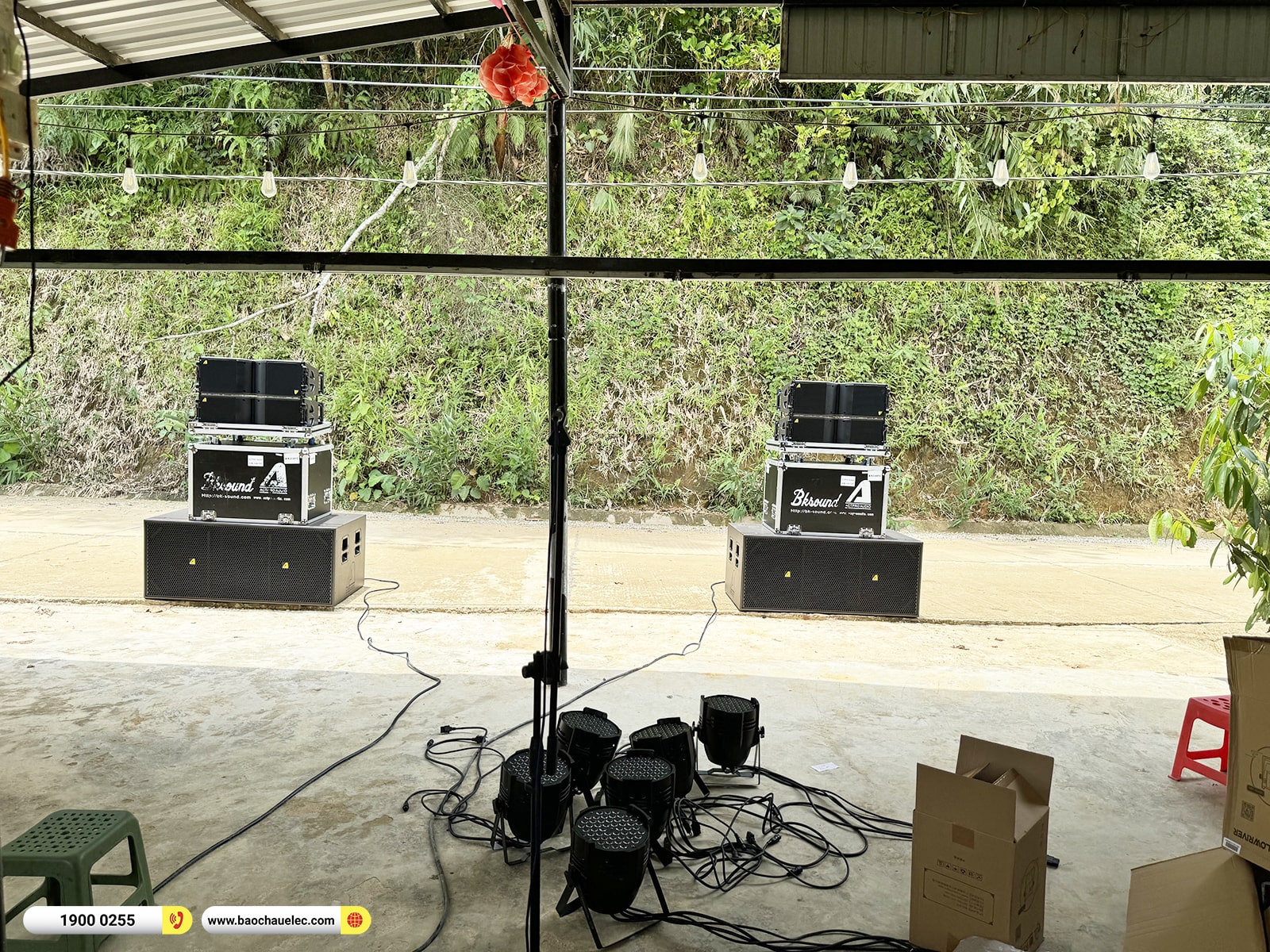Lắp đặt dàn Line Array Actpro sự kiện, đám cưới gần 153tr cho anh Thảo tại Quảng Nam