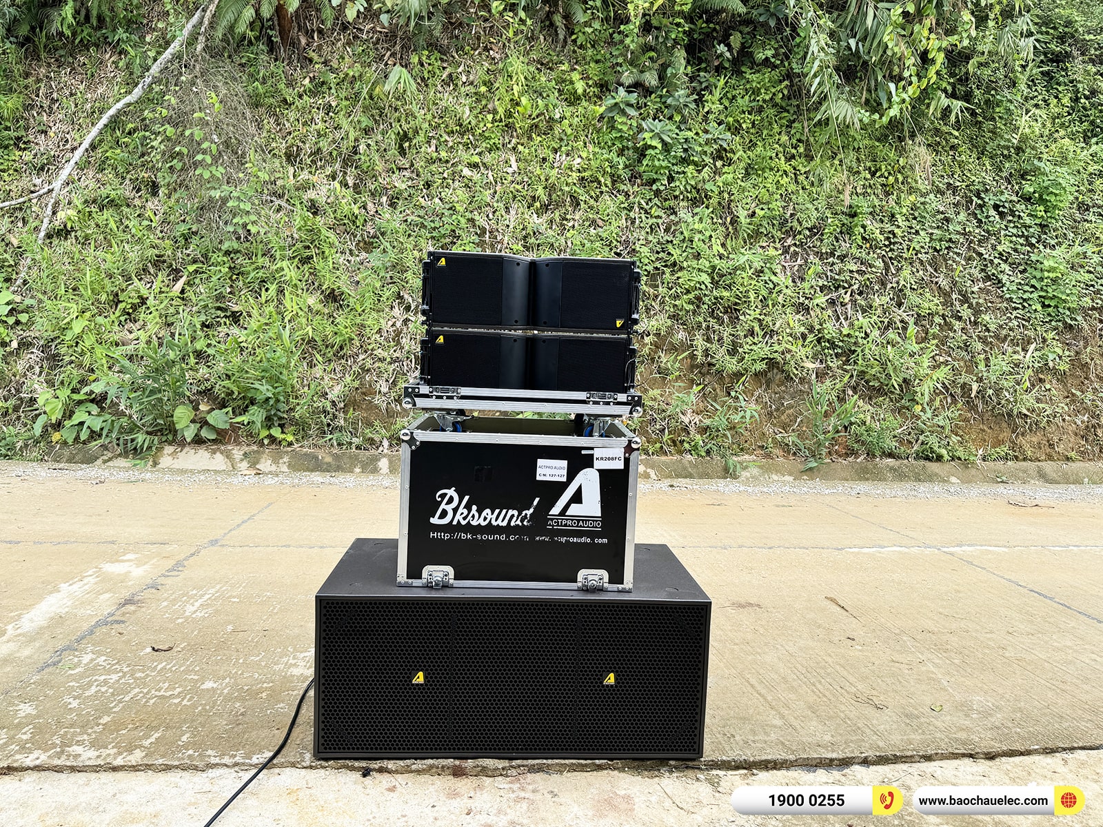 Lắp đặt dàn Line Array Actpro sự kiện, đám cưới gần 153tr cho anh Thảo tại Quảng Nam