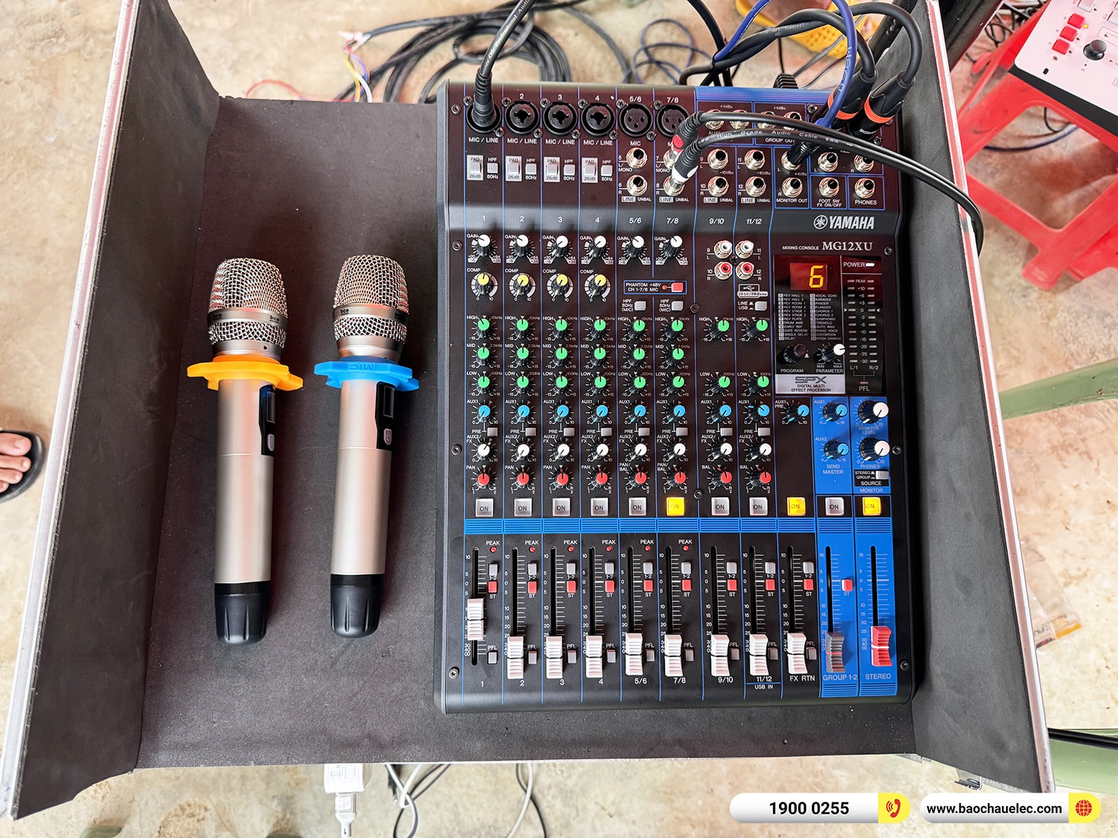 Lắp đặt dàn Line Array Actpro sự kiện, đám cưới gần 153tr cho anh Thảo tại Quảng Nam