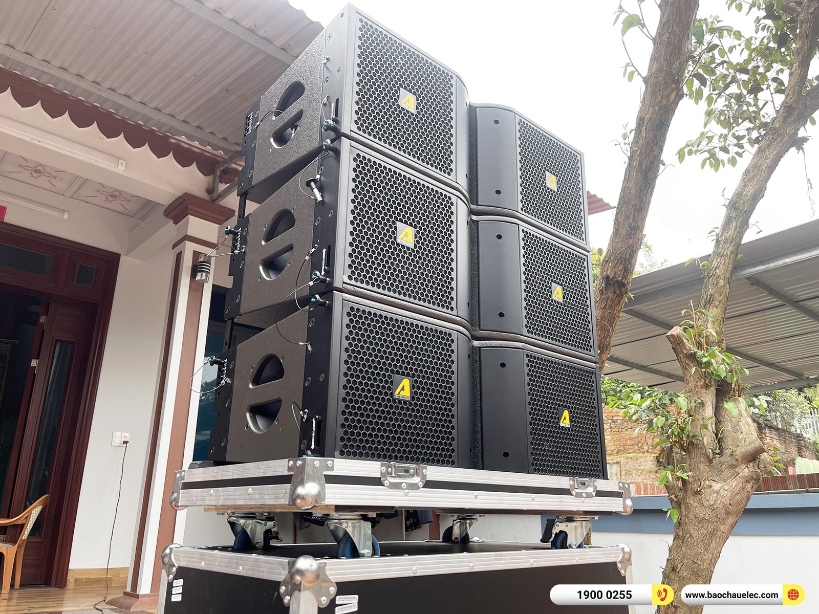 Lắp đặt d&agrave;n Line Array Actpro sự kiện, đ&aacute;m cưới hơn 189tr cho anh Trường tại Bắc Giang