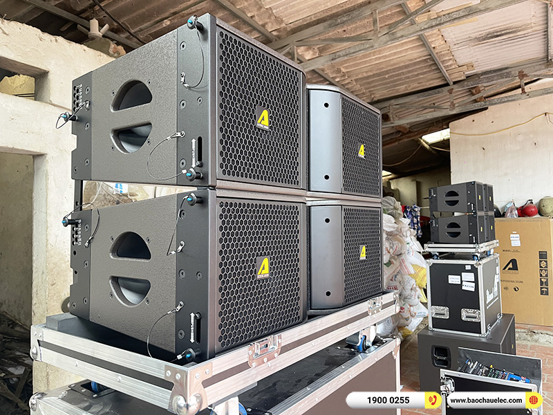 Lắp đặt dàn Line Array Actpro sự kiện, đám cưới 140tr cho anh Vinh tại Bắc Giang (Actpro KR210, KR28, MG10XUF, DSP48,…)