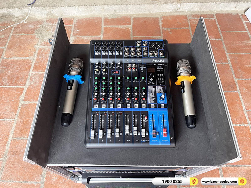Lắp đặt dàn Line Array Actpro sự kiện, đám cưới 140tr cho anh Vinh tại Bắc Giang (Actpro KR210, KR28, MG10XUF, DSP48,…)