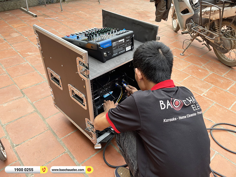 Lắp đặt dàn Line Array Actpro sự kiện, đám cưới 140tr cho anh Vinh tại Bắc Giang (Actpro KR210, KR28, MG10XUF, DSP48,…)