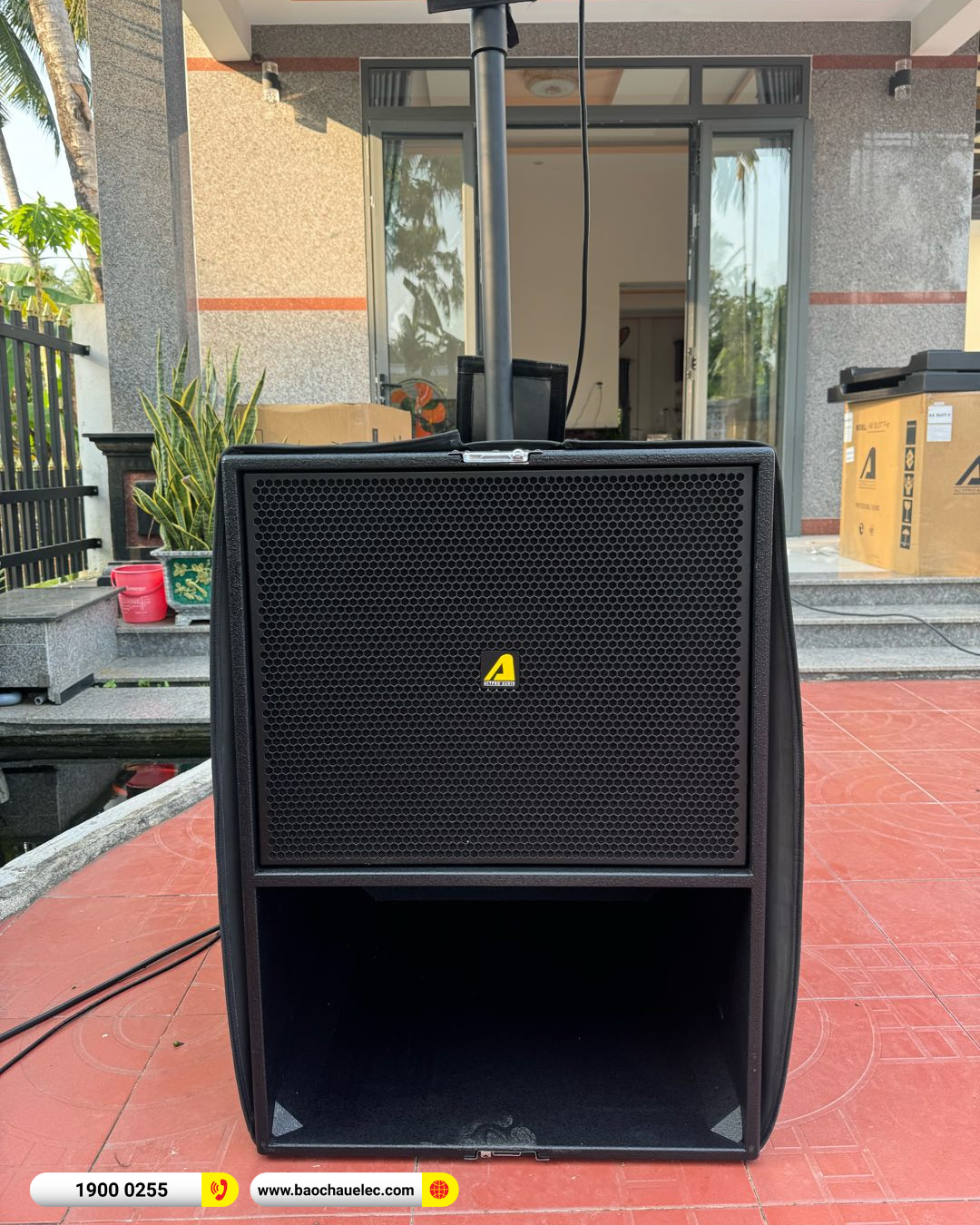 Lắp đặt d&agrave;n line array Actpro sự kiện, đ&aacute;m cưới hơn 92tr cho anh Triều tại B&igrave;nh Định