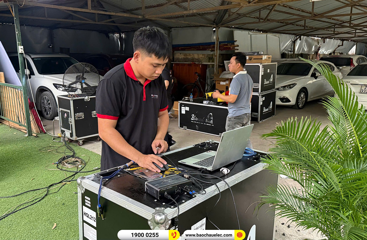d&agrave;n Line Array Actpro sự kiện, s&acirc;n khấu hơn 162tr cho Trường THPT Huỳnh Th&uacute;c Kh&aacute;ng tại H&agrave; Nội
