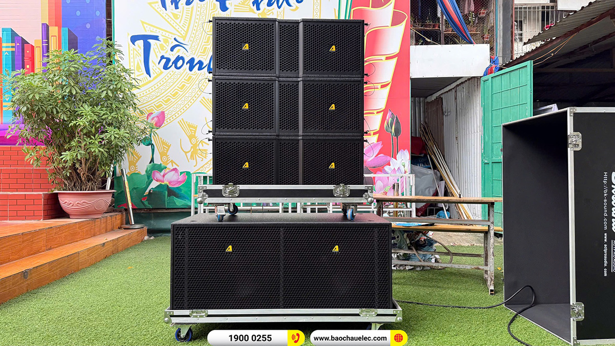 d&agrave;n Line Array Actpro sự kiện, s&acirc;n khấu hơn 162tr cho Trường THPT Huỳnh Th&uacute;c Kh&aacute;ng tại H&agrave; Nội