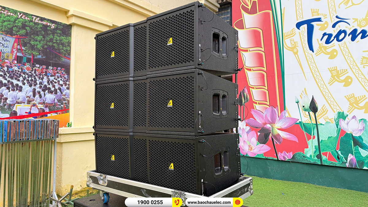 d&agrave;n Line Array Actpro sự kiện, s&acirc;n khấu hơn 162tr cho Trường THPT Huỳnh Th&uacute;c Kh&aacute;ng tại H&agrave; Nội