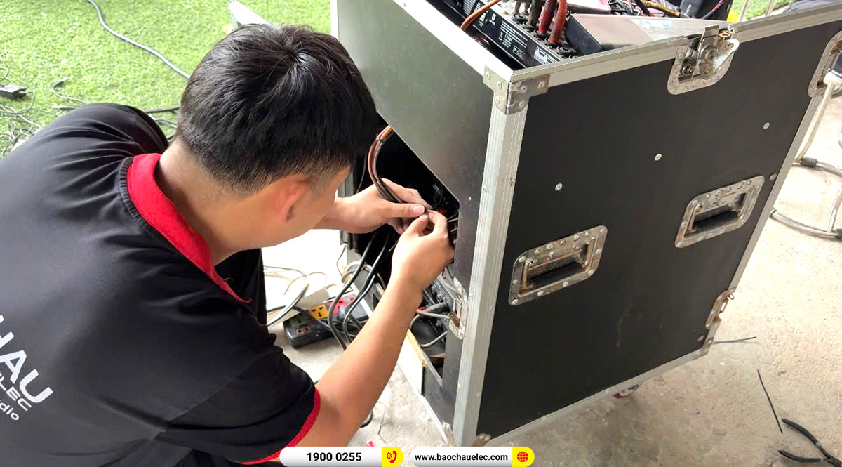 d&agrave;n Line Array Actpro sự kiện, s&acirc;n khấu hơn 162tr cho Trường THPT Huỳnh Th&uacute;c Kh&aacute;ng tại H&agrave; Nội