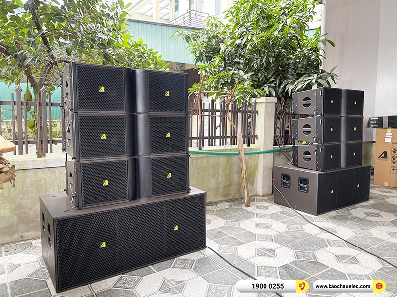 Lắp đặt d&agrave;n Line Array Actpro sự kiện, đ&aacute;m cưới hơn 126tr cho anh Bắc tại H&agrave; Tĩnh (Actpro KR212, KR28, MG16X CV, DSP48,&hellip;)
