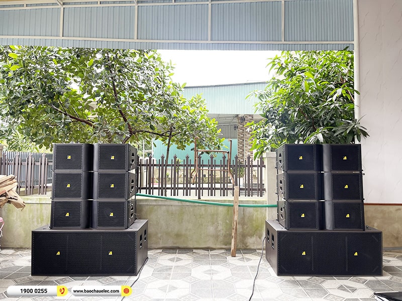 Lắp đặt d&agrave;n Line Array Actpro sự kiện, đ&aacute;m cưới hơn 126tr cho anh Bắc tại H&agrave; Tĩnh (Actpro KR212, KR28, MG16X CV, DSP48,&hellip;)