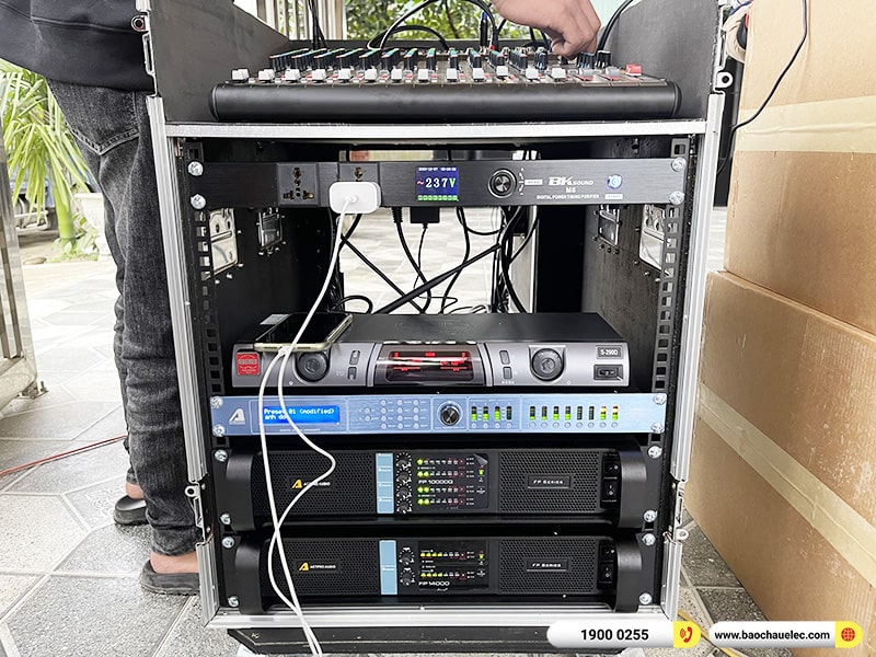Lắp đặt d&agrave;n Line Array Actpro sự kiện, đ&aacute;m cưới hơn 126tr cho anh Bắc tại H&agrave; Tĩnh (Actpro KR212, KR28, MG16X CV, DSP48,&hellip;)