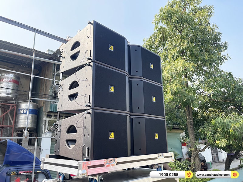 Lắp đặt d&agrave;n Line Array Actpro sự kiện, đ&aacute;m cưới hơn 166tr cho anh Cường tại Vĩnh Ph&uacute;c (Actpro HQL 210, KR28, MG12XU, DSP48,&hellip;)