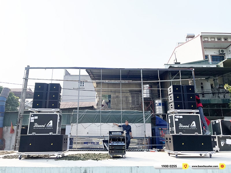Lắp đặt dàn Line Array Actpro sự kiện, đám cưới hơn 166tr cho anh Cường tại Vĩnh Phúc (Actpro HQL 210, KR28, MG12XU, DSP48,…)