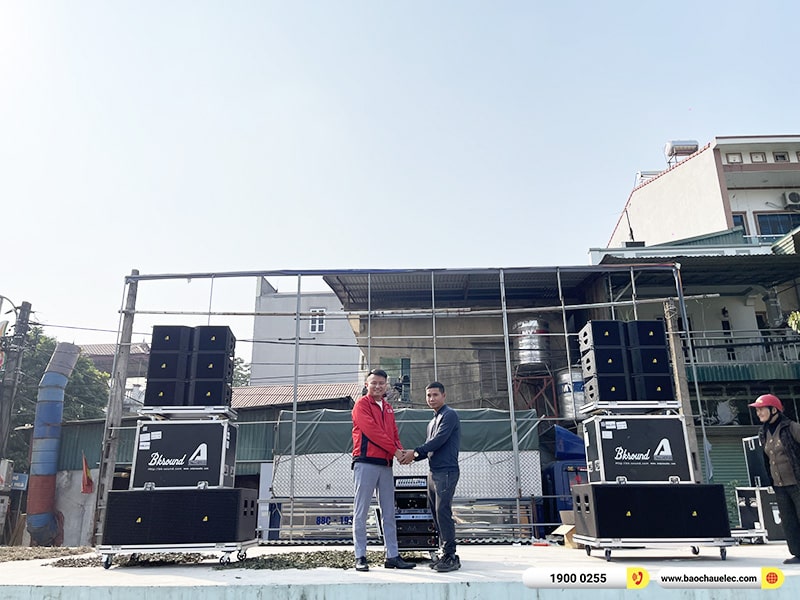 Lắp đặt d&agrave;n Line Array Actpro sự kiện, đ&aacute;m cưới hơn 166tr cho anh Cường tại Vĩnh Ph&uacute;c (Actpro HQL 210, KR28, MG12XU, DSP48,&hellip;)