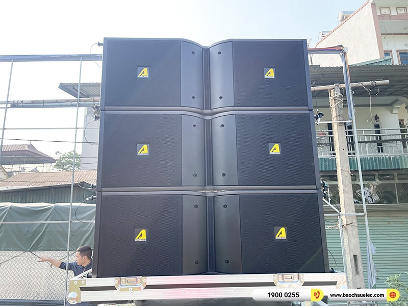 Lắp đặt d&agrave;n Line Array Actpro sự kiện, đ&aacute;m cưới hơn 166tr cho anh Cường tại Vĩnh Ph&uacute;c (Actpro HQL 210, KR28, MG12XU, DSP48,&hellip;)