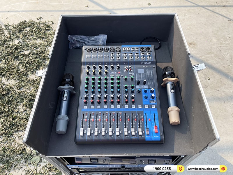 Lắp đặt d&agrave;n Line Array Actpro sự kiện, đ&aacute;m cưới hơn 166tr cho anh Cường tại Vĩnh Ph&uacute;c (Actpro HQL 210, KR28, MG12XU, DSP48,&hellip;)