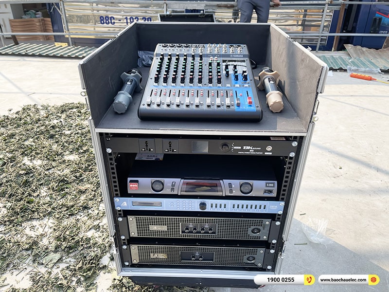 Lắp đặt d&agrave;n Line Array Actpro sự kiện, đ&aacute;m cưới hơn 166tr cho anh Cường tại Vĩnh Ph&uacute;c (Actpro HQL 210, KR28, MG12XU, DSP48,&hellip;)