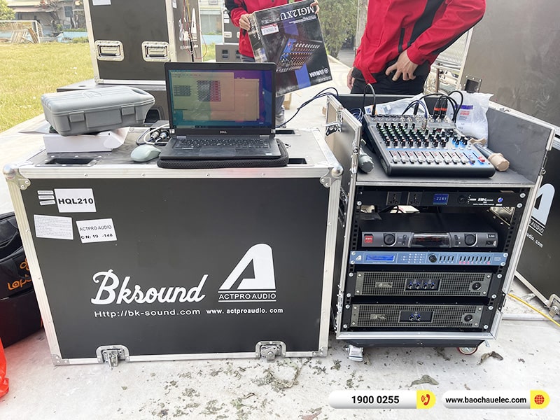 Lắp đặt d&agrave;n Line Array Actpro sự kiện, đ&aacute;m cưới hơn 166tr cho anh Cường tại Vĩnh Ph&uacute;c (Actpro HQL 210, KR28, MG12XU, DSP48,&hellip;)