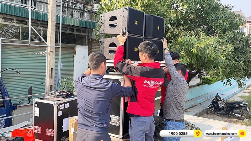 Lắp đặt d&agrave;n Line Array Actpro sự kiện, đ&aacute;m cưới hơn 166tr cho anh Cường tại Vĩnh Ph&uacute;c (Actpro HQL 210, KR28, MG12XU, DSP48,&hellip;)