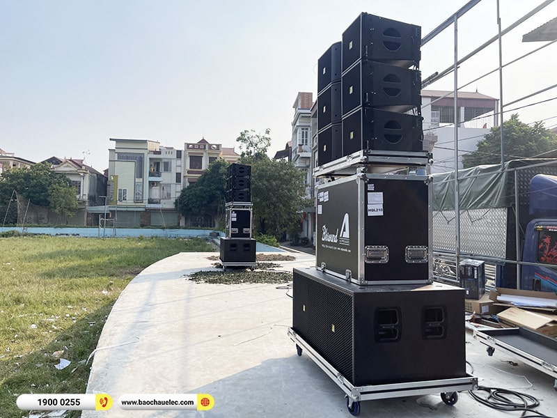 Lắp đặt d&agrave;n Line Array Actpro sự kiện, đ&aacute;m cưới hơn 166tr cho anh Cường tại Vĩnh Ph&uacute;c (Actpro HQL 210, KR28, MG12XU, DSP48,&hellip;)