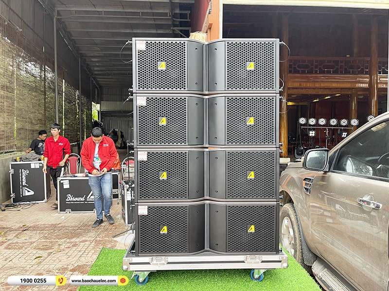 Lắp đặt d&agrave;n Line Array Actpro sự kiện, đ&aacute;m cưới gần 217tr cho anh Danh tại Nghệ An 
