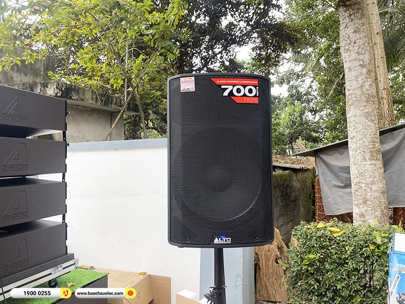 Lắp đặt d&agrave;n Line Array Actpro sự kiện, đ&aacute;m cưới gần 217tr cho anh Danh tại Nghệ An 