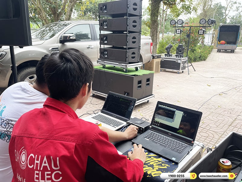 Lắp đặt d&agrave;n Line Array Actpro sự kiện, đ&aacute;m cưới gần 217tr cho anh Danh tại Nghệ An 