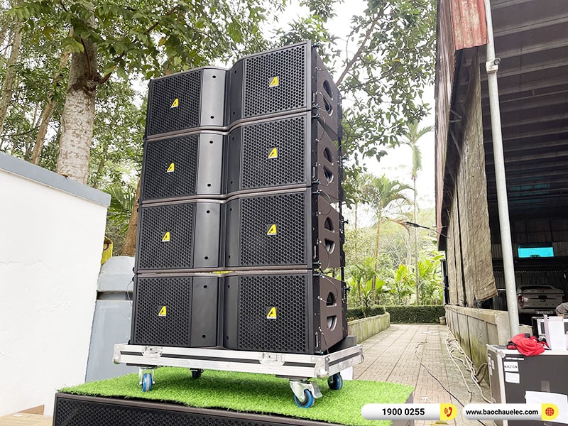 Lắp đặt d&agrave;n Line Array Actpro sự kiện, đ&aacute;m cưới gần 217tr cho anh Danh tại Nghệ An 