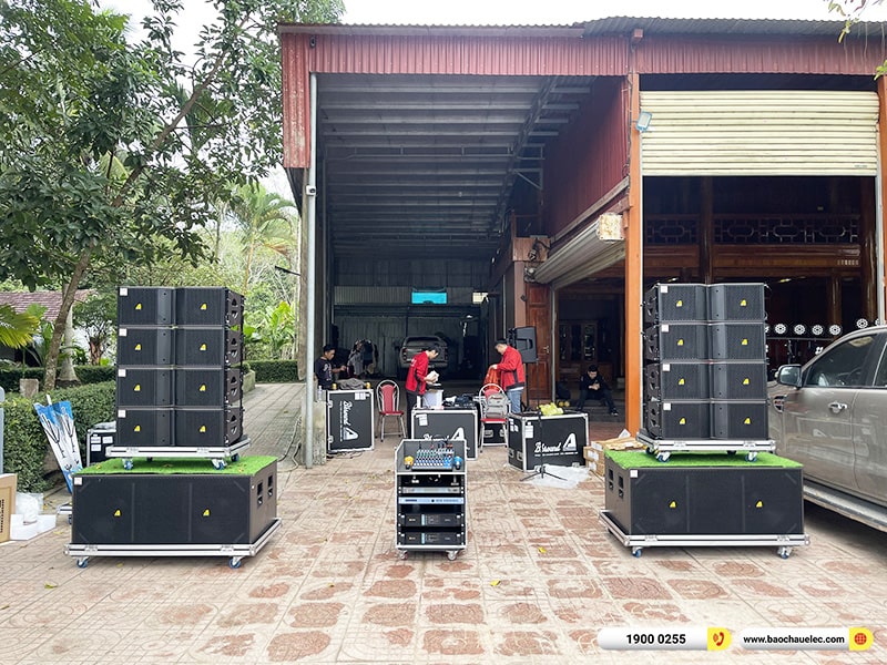 Lắp đặt d&agrave;n Line Array Actpro sự kiện, đ&aacute;m cưới gần 217tr cho anh Danh tại Nghệ An 