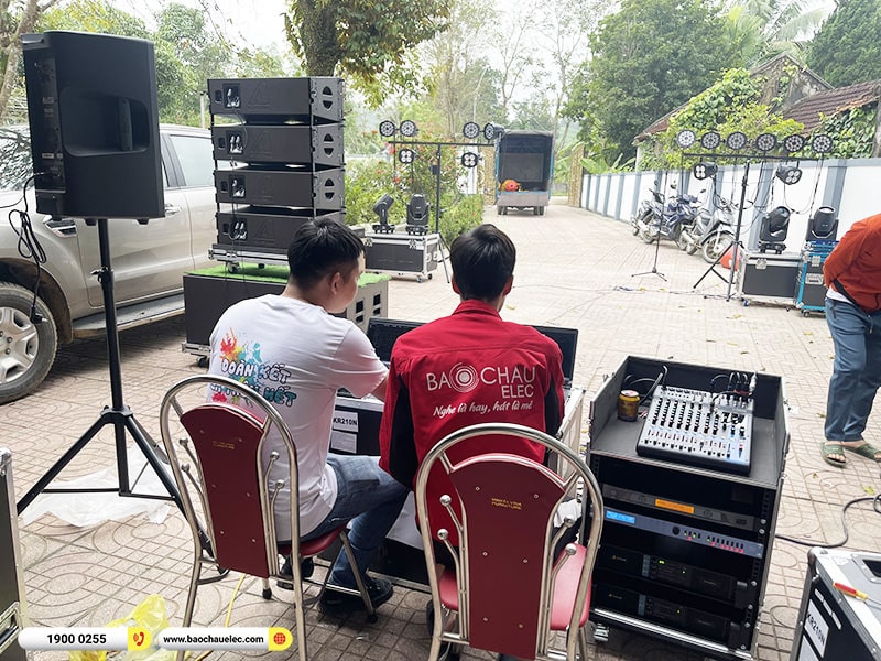 Lắp đặt d&agrave;n Line Array Actpro sự kiện, đ&aacute;m cưới gần 217tr cho anh Danh tại Nghệ An 